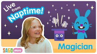 Sago Mini Live from Naptime! Claire the Magician | Sago Mini Friends