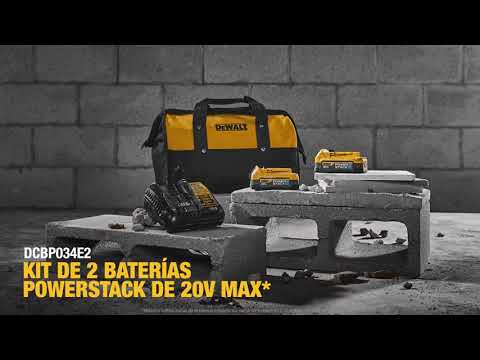 Набор аккумуляторов PowerStack DeWALT DCBP034E2, 2 шт. Набор аккумуляторов PowerStack DeWALT DCBP034E2, 2 шт.