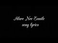 Alare Song Lyrics Member Rameshan 9am Ward