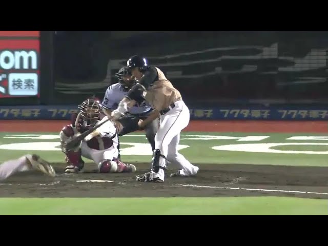【4回表】 ファイターズ・市川が一二塁間を破る技ありの同点タイムリー!! 2016/8/12 E-F