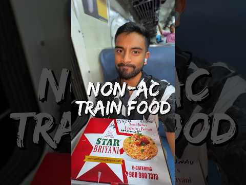 Excellent IRCTC E-Catering in Non-AC Train! 🚂🥤🥘