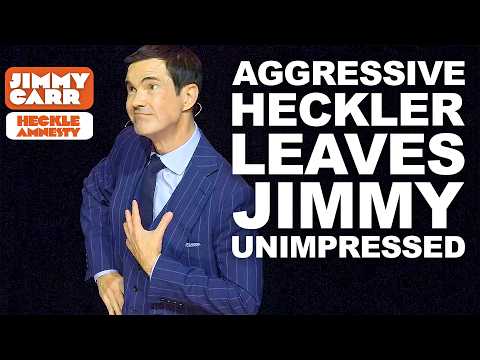 Jimmy Finally Loses Patience With Aggressive Heckler | Jimmy Carr Crowd Work