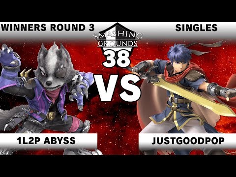 Smashing Grounds 38 Winners Rd 3 - JustGoodPop (Ike) v 1L2P Abyss (Wolf)