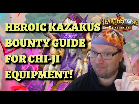 The EASIEST Way to Beat HEROIC Kazakus for Chi-Ji Equipment! (Hearthstone Mercenaries bounty guide)