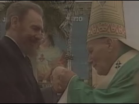 Juan Pablo II visitó Cuba en 1998
