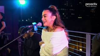 Ally Brooke performing Vámonos acoustic on Proactiv Patio Session