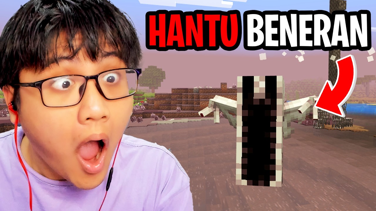 KETEMU HANTU BENERAN?! DITEMBAK NEMBUS WOY! - Minecraft Indonesia HorrorCraft #6