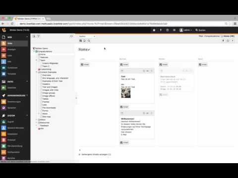 TYPO3 - Passwort ändern/Cache leeren