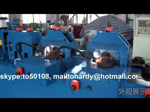 Fin bar calibration machine, flat bar calibration machine