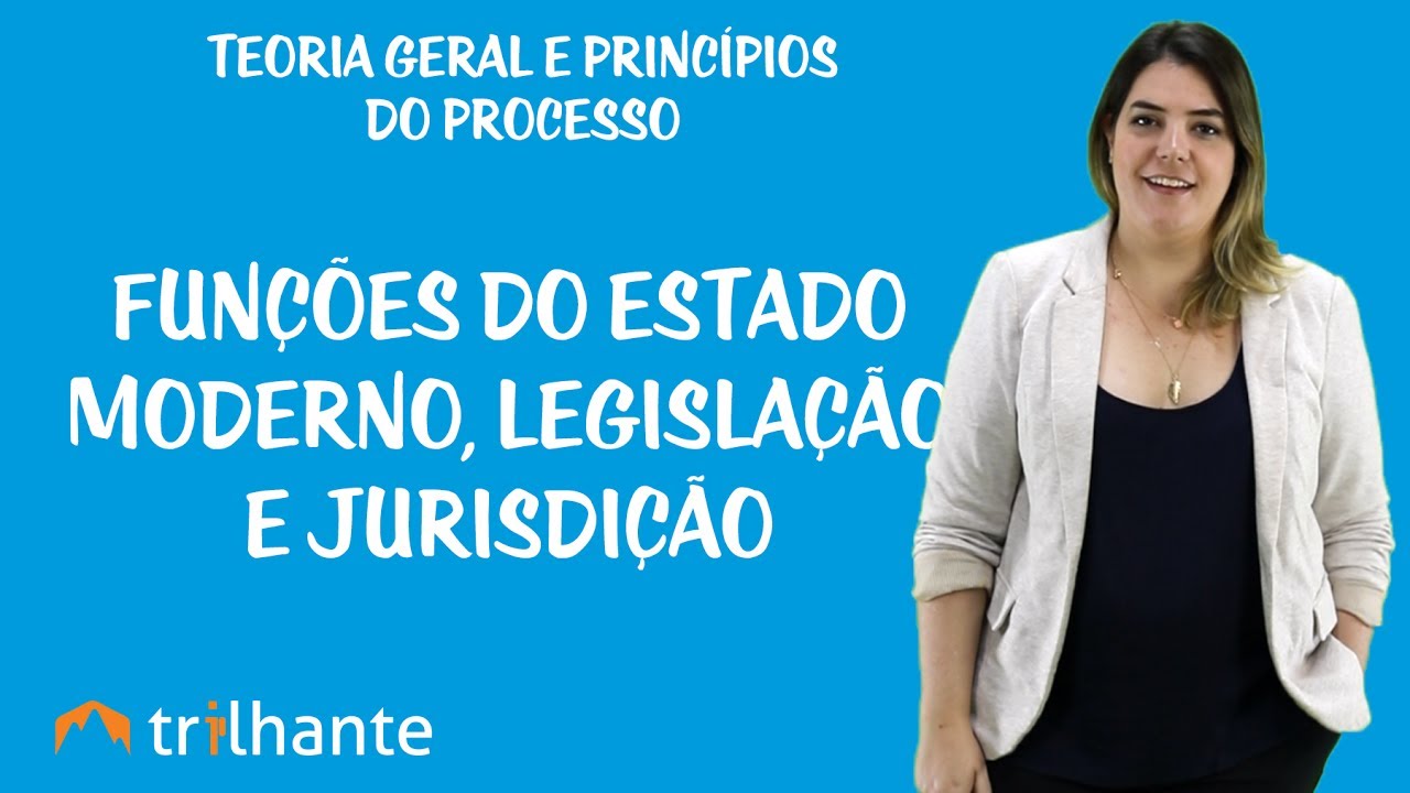 Funções do Estado Moderno, Legislação e Jurisdição - Teoria Geral e Princípios do Processo