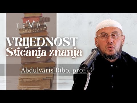 1. oktobar 2023. |Važnost sticanja znanja| Abdulvaris Ribo, prof.