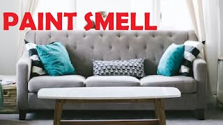 how to get rid of paint smell on furniture fast