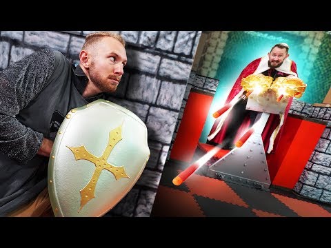 NERF Box Fort Kingdom Challenge! Video