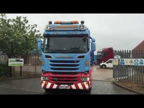 SCANIA R580 V8 EURO 6 STRAIGHT THROUGH!!  Allan Rowlands - TruckMaxed
