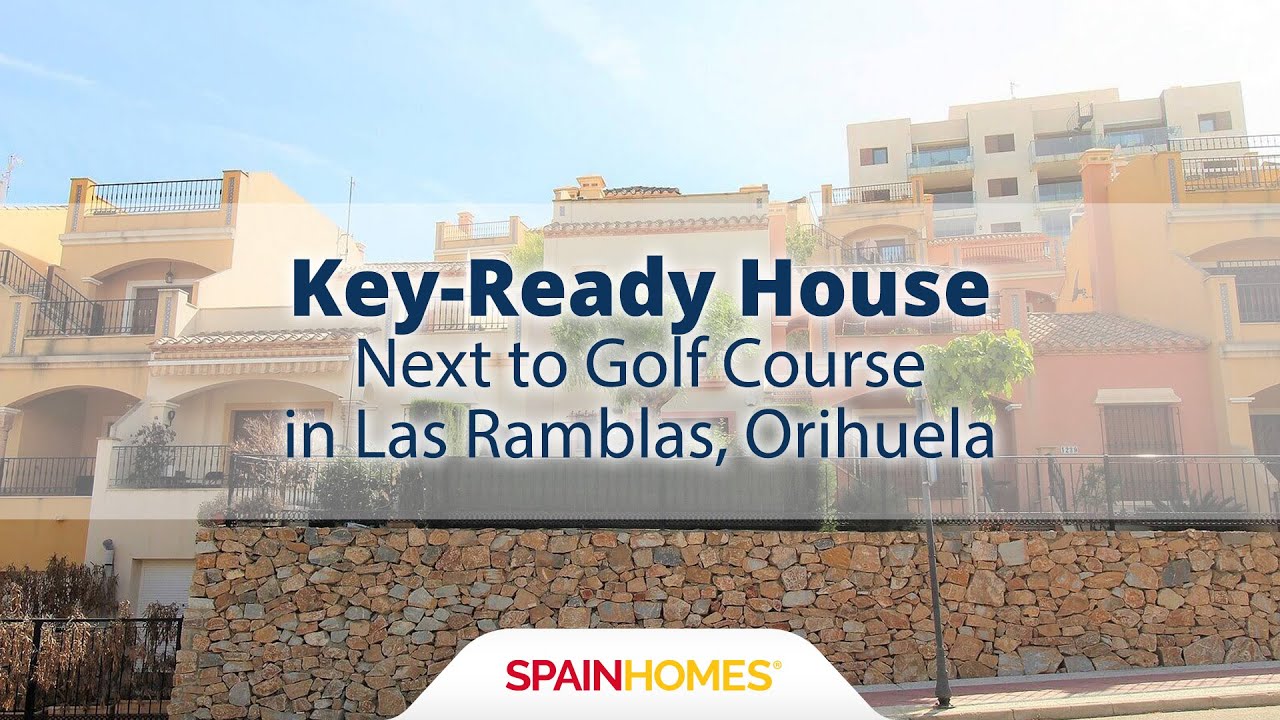 Key-Ready House Next to Golf Course in Las Ramblas, Orihuela