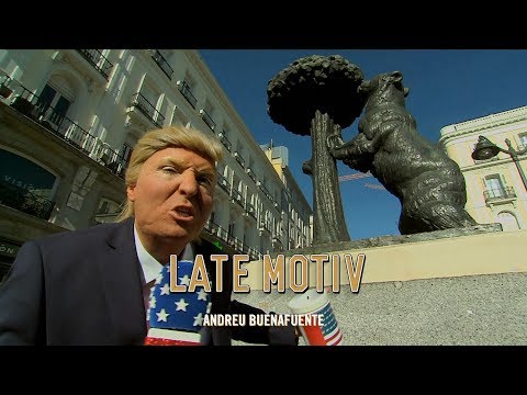 LATE MOTIV - Raúl Pérez es Donald Trump. 'Save the wall'  | #LateMotiv250