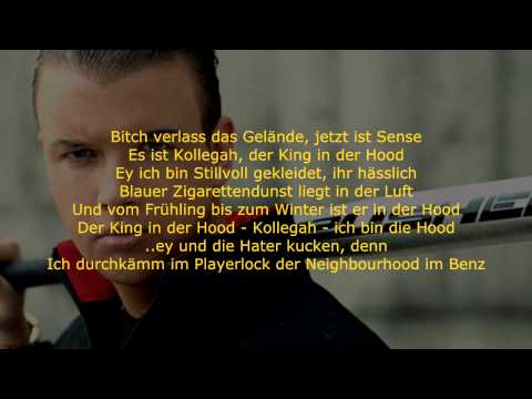 Kollegah - In der Hood (Lyrics on screen)