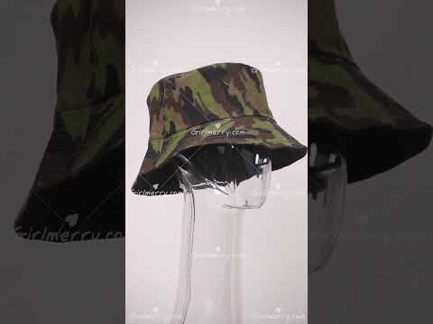 Girlmerry One pc sports camouflage printing outdoor bucket hat 56-59cm Wholesale KA011048