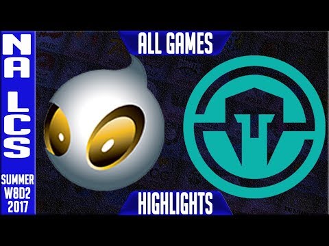 Dignitas vs Immortals Highlights ALL GAMES Week 8 NA LCS Summer 2017 DIG vs IMT