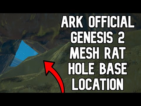 Ark How To Mesh Genesis: Part 2 Rat Holes & Base Locations for PvP | ARK: Survival Evolved