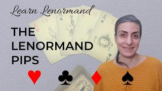 THE LENORMAND PIPS ~ Palimpest Deck ~ #learnlenormand #lenormandreader #palimpest #pips