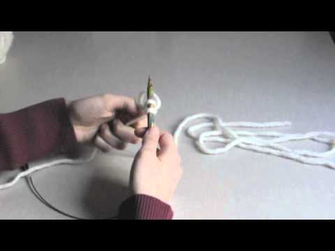 Cómo trabajar con agujas circulares. Magic loop