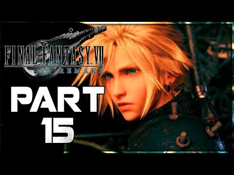 Final Fantasy VII Remake Walkthrough PART 15 - Collapsed Sector 7 Plate (PS4 PRO 1440p)
