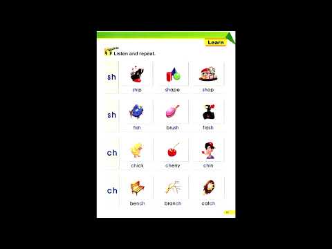 Smart Phonics 4 #phonics 4 page  65  #smart  phonics4  unit7  sh   ch