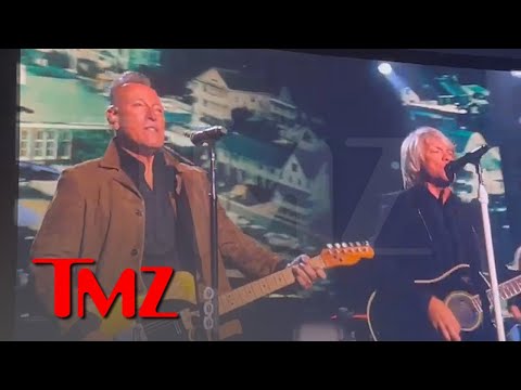Jon Bon Jovi And Bruce Springsteen Perform On Stage In LA | TMZ