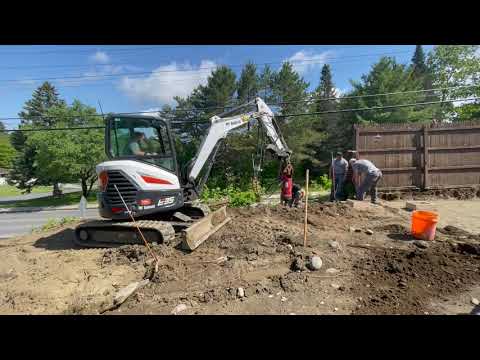 Helical Posts & Concrete Footings for a Deck in Barre, Vermont, with Matt Clark's Northern Basement Systems.