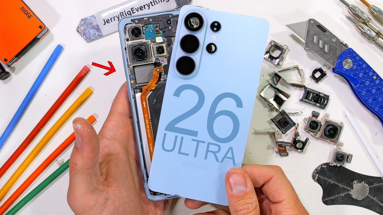 They can't keep this private - Samsung S26 Ultra Teardown - YouTube