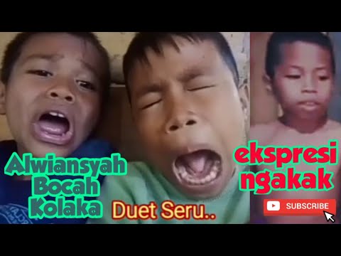 Alwiansyah Bocah Kolaka | Duet seru ekspresi ngakak Alwiansyah dengan adik