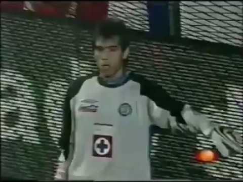 Chelito Delgado de portero Cruz Azul vs Necaxa