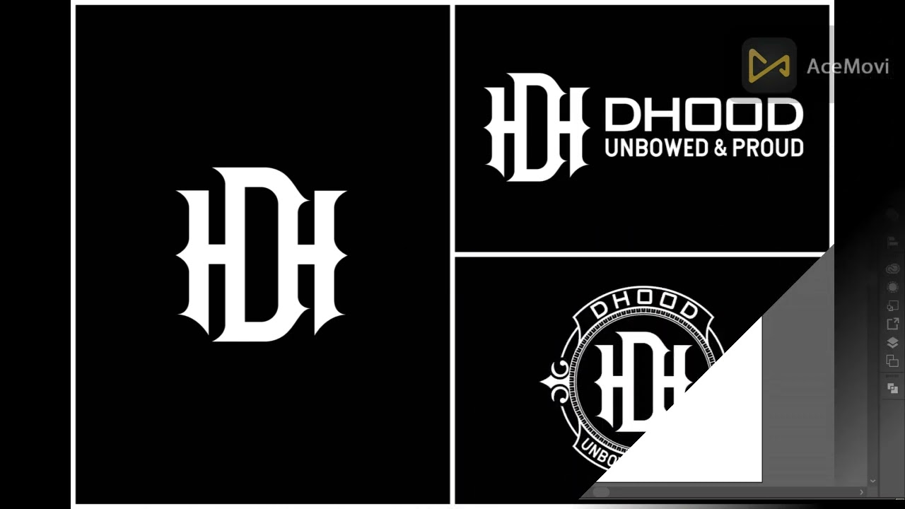 DH Logo Design Illustrator : Learn how to create logo design in illustrator | Adobe Illustrator