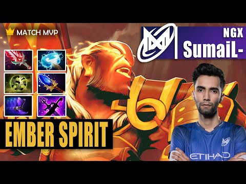Ember Spirit Mid | NGX.SumaiL- | 28 KILLS SUMAIL- SHOWS NO MERCY AT ALL 😅 | 7.32c Gameplay Highlight