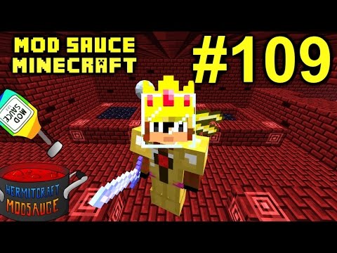 Minecraft Mods - Mod Sauce Ep. 109 - Crazy Ender dungeon !!! ( HermitCraft Modded Minecraft )