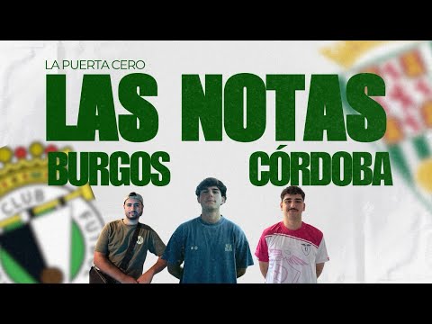 LAS NOTAS DE LA JORNADA 1 DEL CÓRDOBA CF