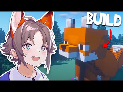 EPIC FOX HOUSE BUILD! - Minecraft Nijisanji EN ft. Mysta Rias