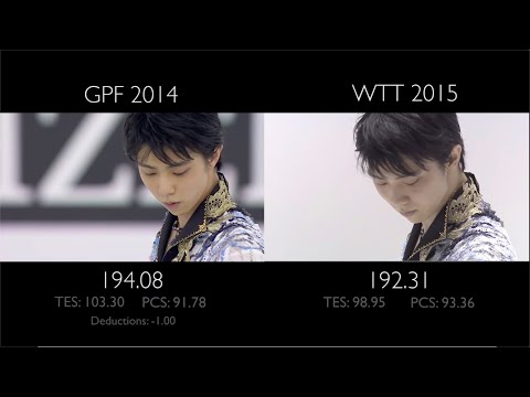 Yuzuru Hanyu FS -  Phantom of the Opera | GPF vs WTT