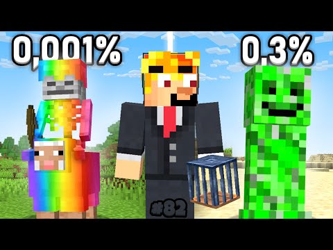 Chytil jsem VŠECHNY Vzácné Moby v Minecraftu