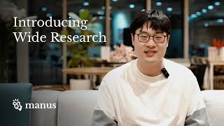 Introducing Wide Research