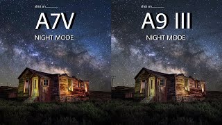 Sony A7V VS Sony A9 III | NIGHT MODE | Camera Test 