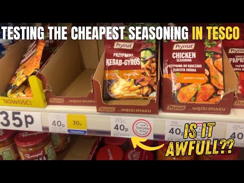 Can 40p Tesco Seasoning Make Great BBQ? | Chicken Gyros on the Grill