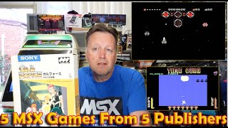 5 MSX Games From 5 Publishers (Time Curb, Sokuban, Mr Chin, Gal Force, Salamander)
