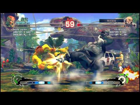 white yardie (Dhalsim) vs OS Nouryu (Gouken) USF4 Ranking