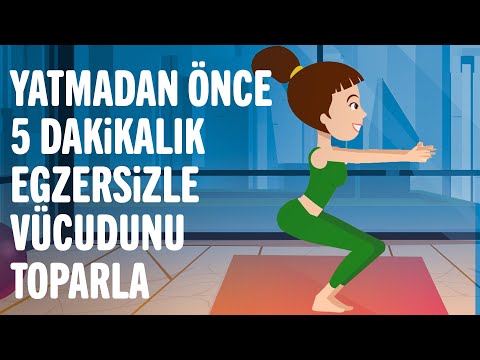 Yatmadan önce 5 dakika böyle yapın ve 10 günde neler olduğunu görün | 8 mükemmel egzersiz hareketi