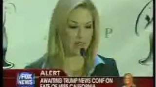 FNC Reporter Questions Miss California's Motives