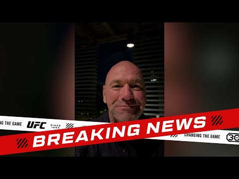 BREAKING NEWS FROM UFC PRESIDENT DANA WHITE | DECEMBER 21, 2023