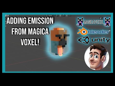 MagicaVoxel Tutorial: Adding Emission (Easily!)