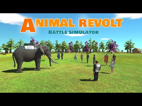 Rocket Ellie VS Every Human Unit Animal Revolt Battle Simulator